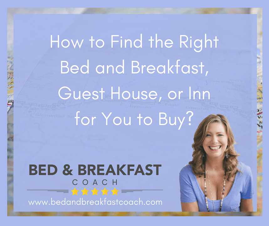 Buying a bed and breakfast